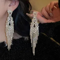 3 Tier Gold Earrings